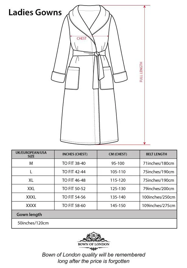 Women's Robe - Duchess Claret - Image 6