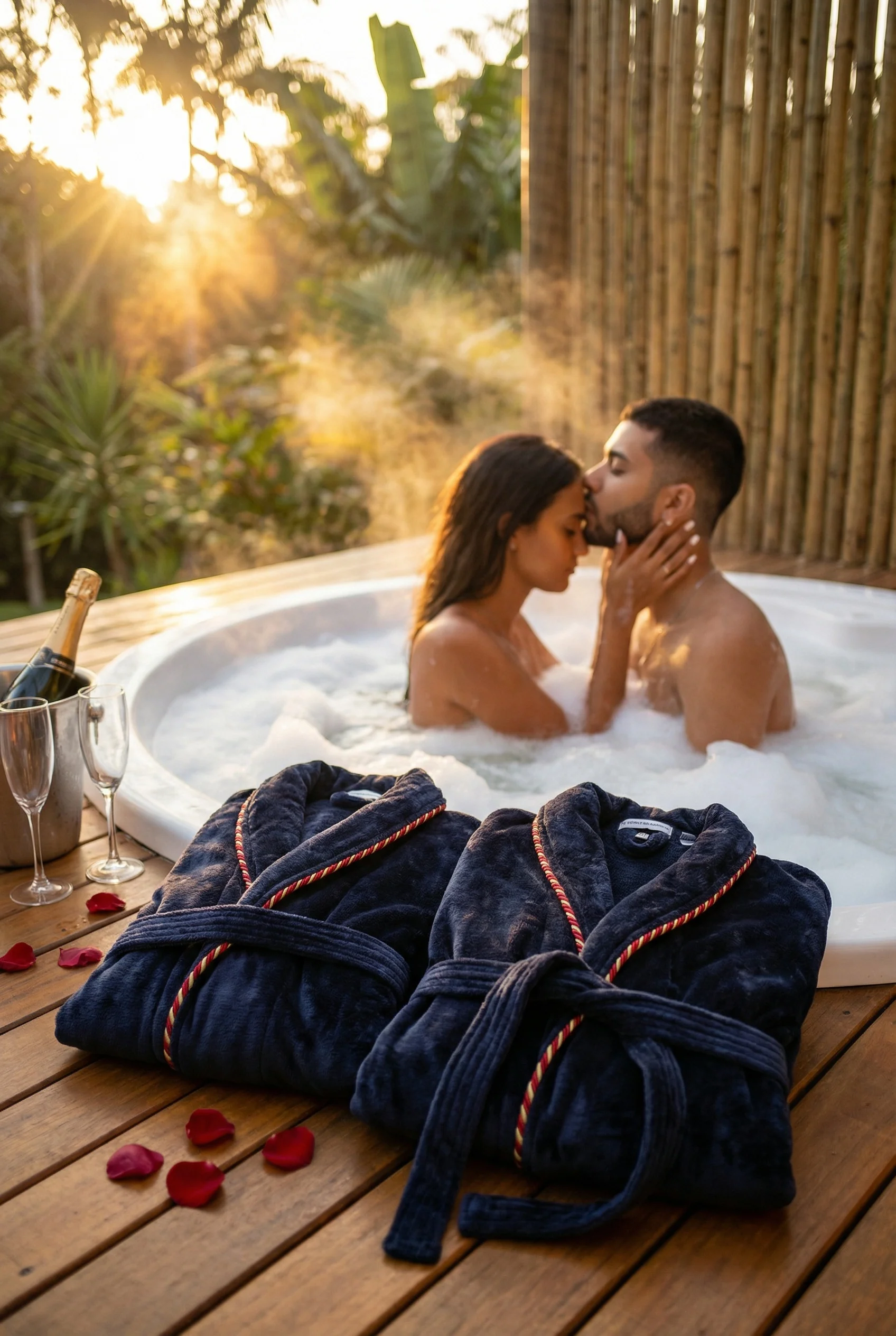 Earl & Duchess Navy Bathrobe Bundle - Image 4