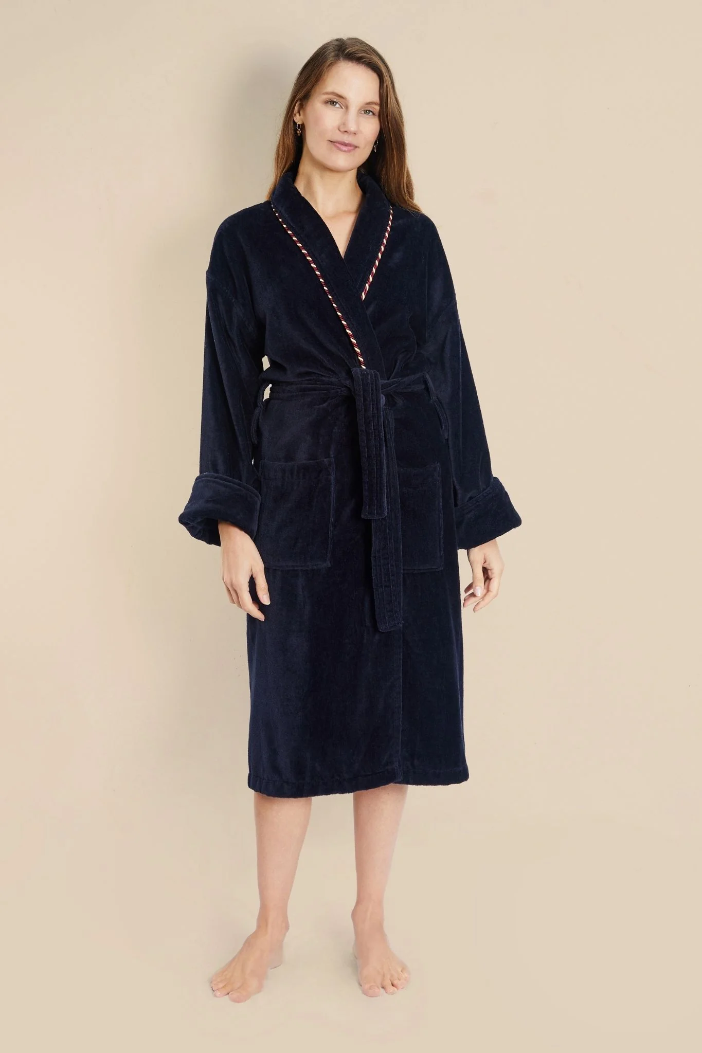 Women's Robe - Duchess Navy - Image 3