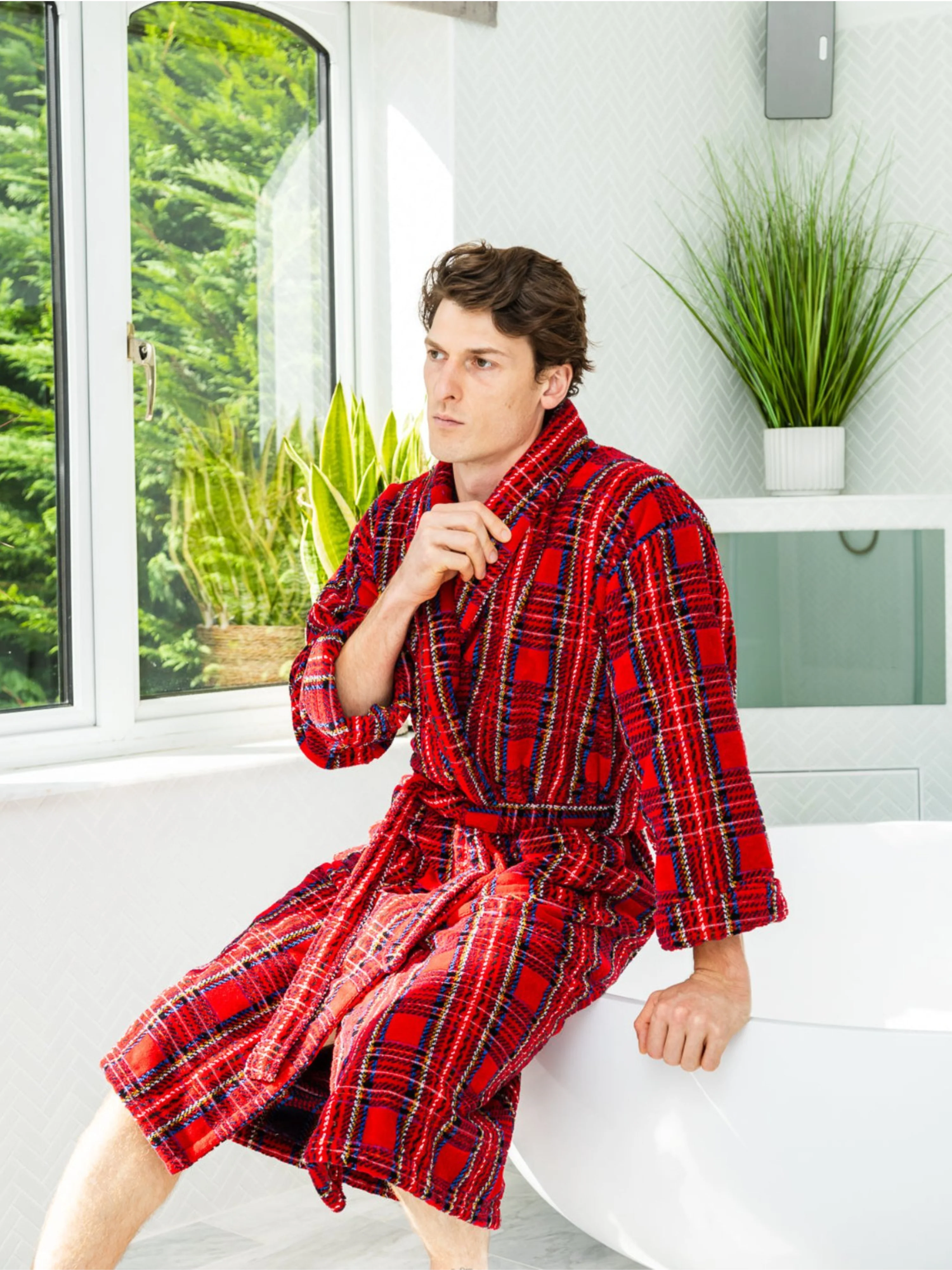 Men's Bathrobe - Highland - Image 3