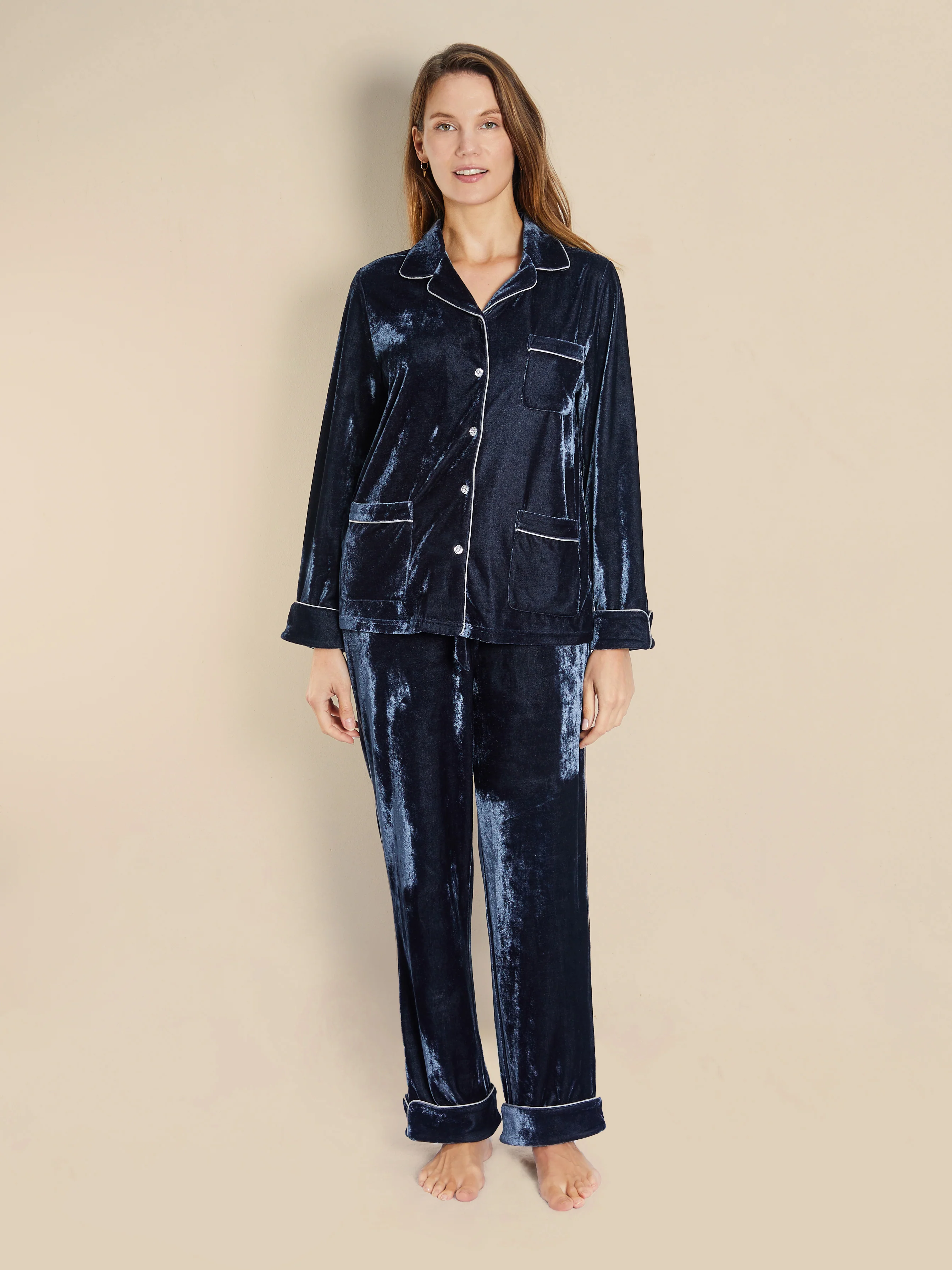His & Hers Velvet Pajama Bundle - Aphrodite/Zeus - Image 3