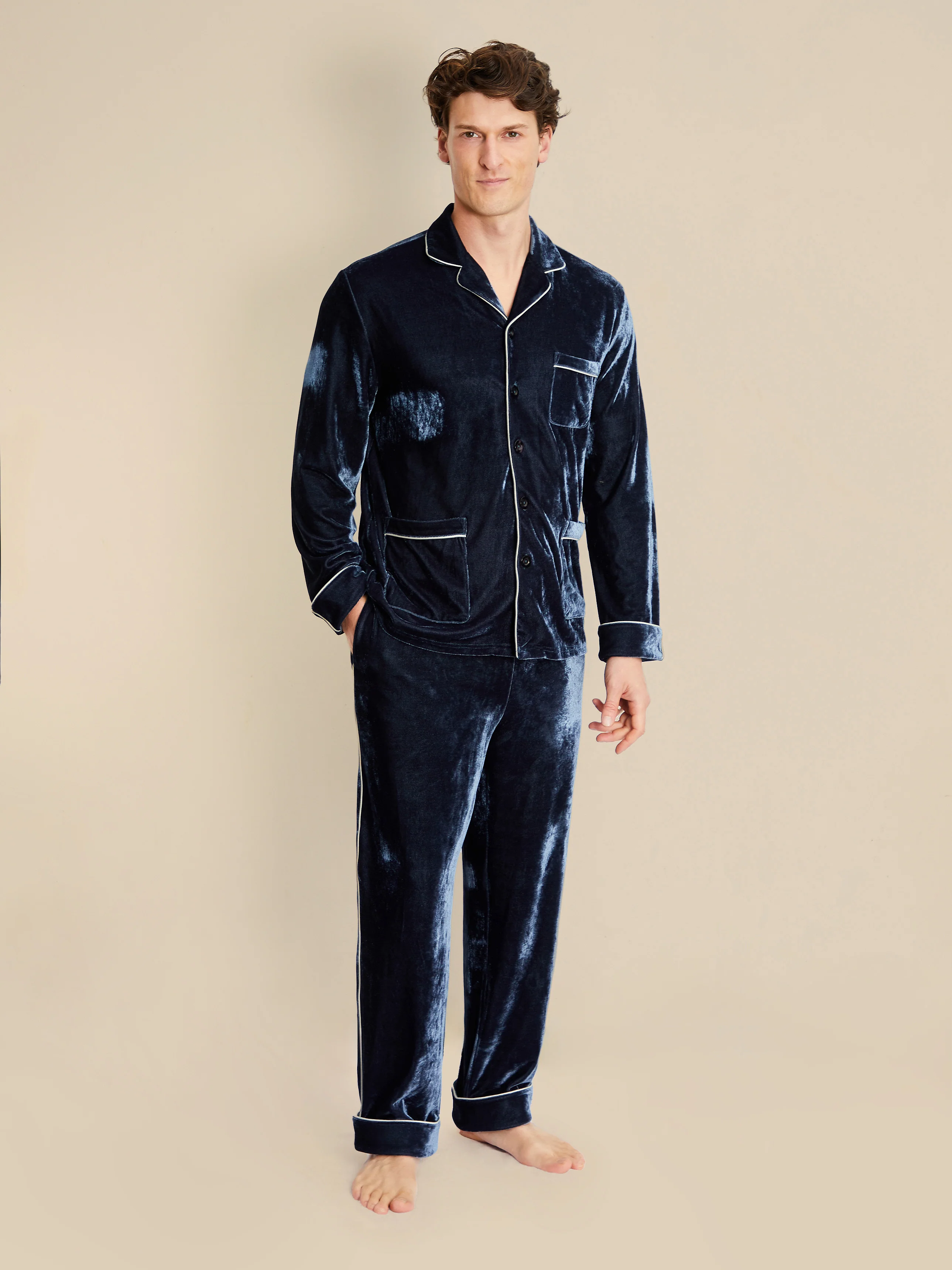 His & Hers Velvet Pajama Bundle - Aphrodite/Zeus - Image 4