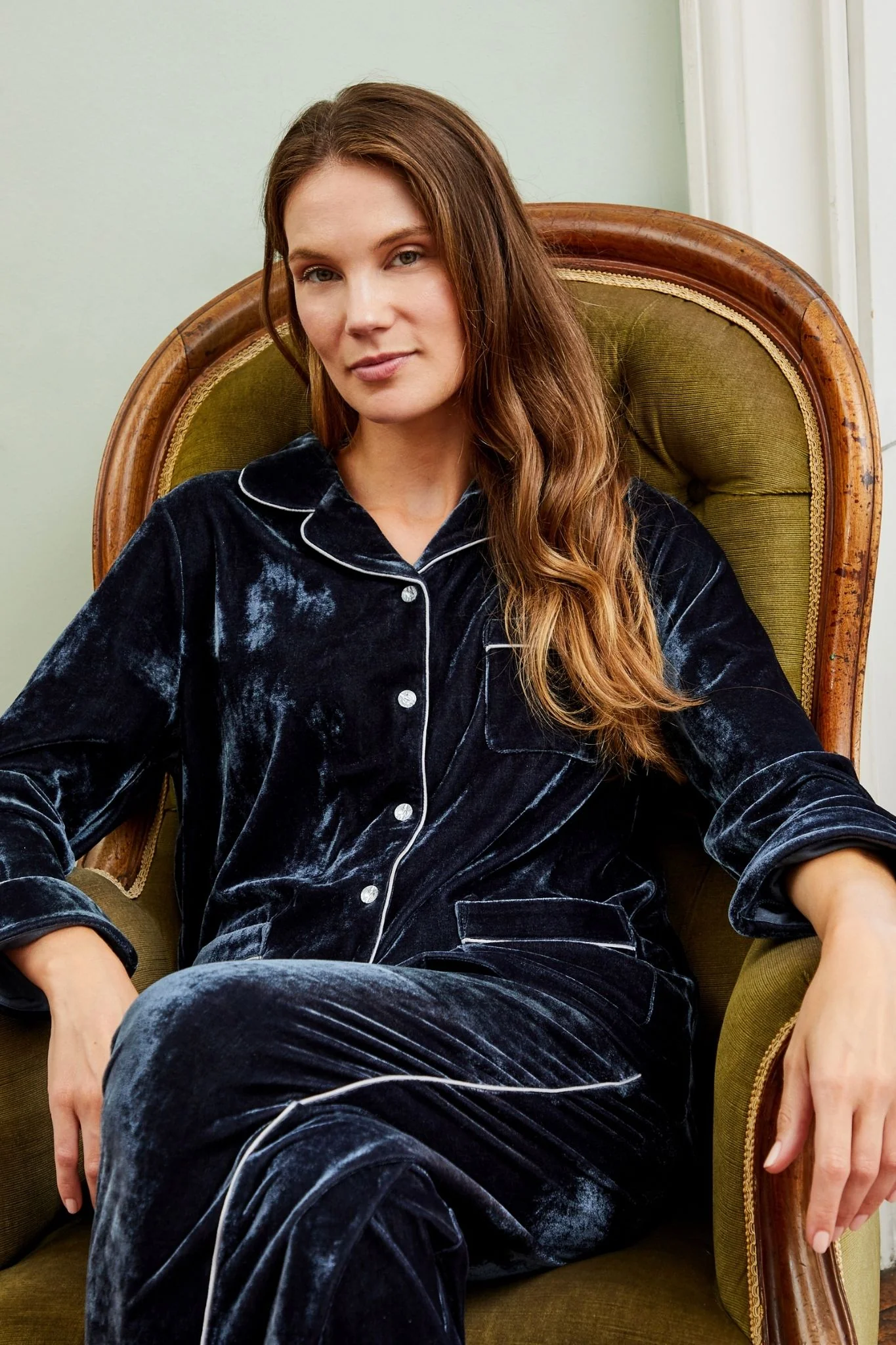 Women's Velvet Pajamas - Aphrodite - Image 3