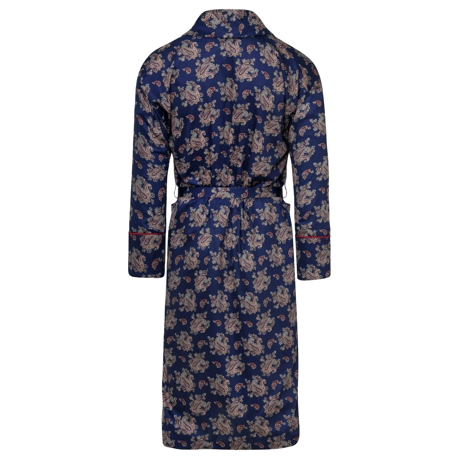 Lightweight Bathrobe - Gatsby Paisley Blue - Image 4