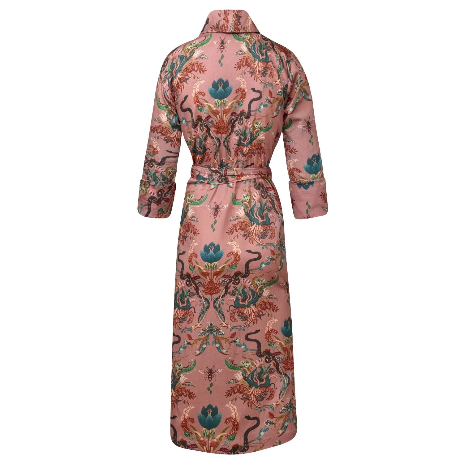 Lightweight Women's Bathrobe - Serpentine Blush - Image 4