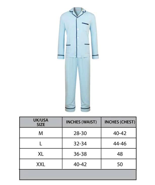 Men's Breathable Bamboo Pajamas - Hades - Image 8
