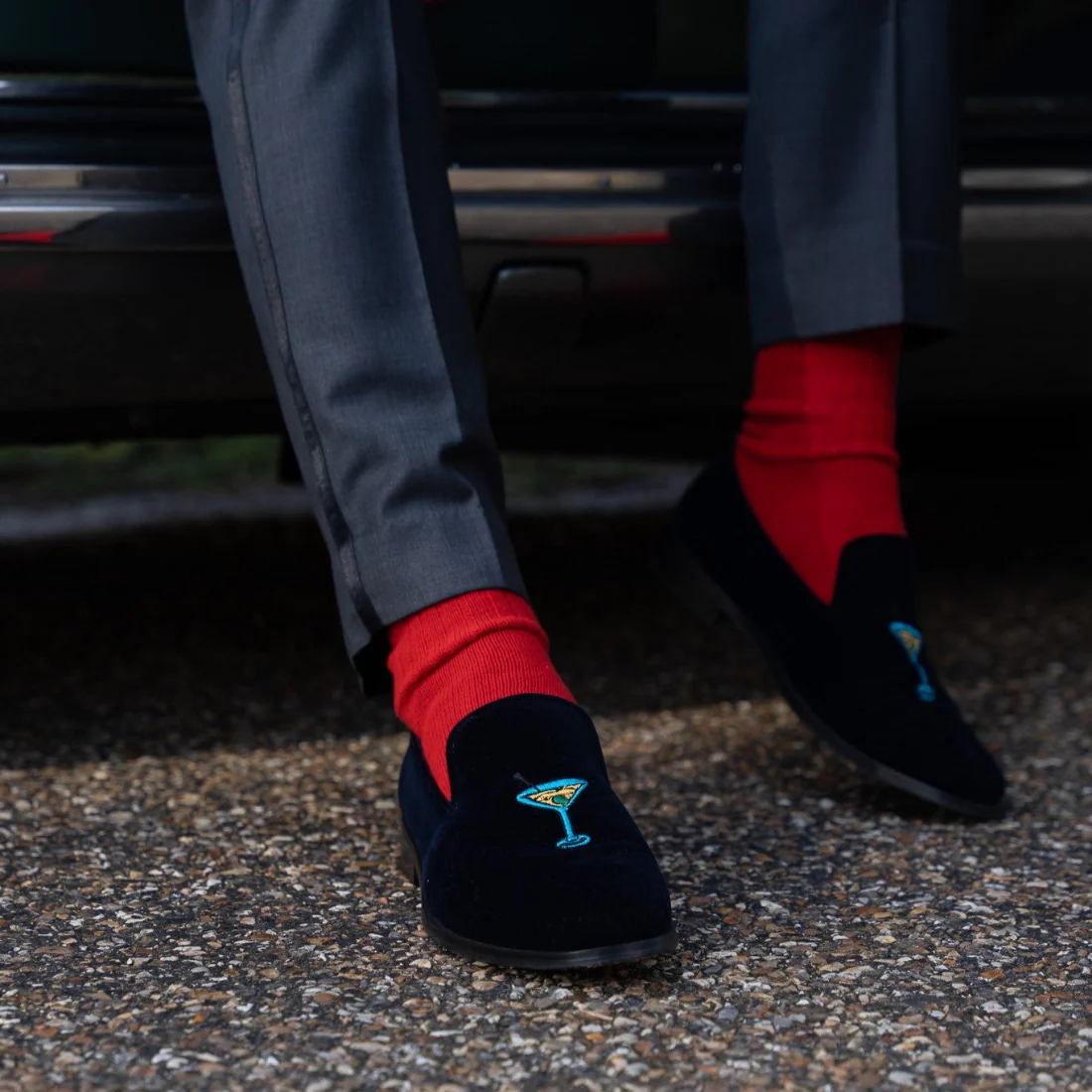 Men's Velvet Loafer/Slipper Shoe Custom - Image 5