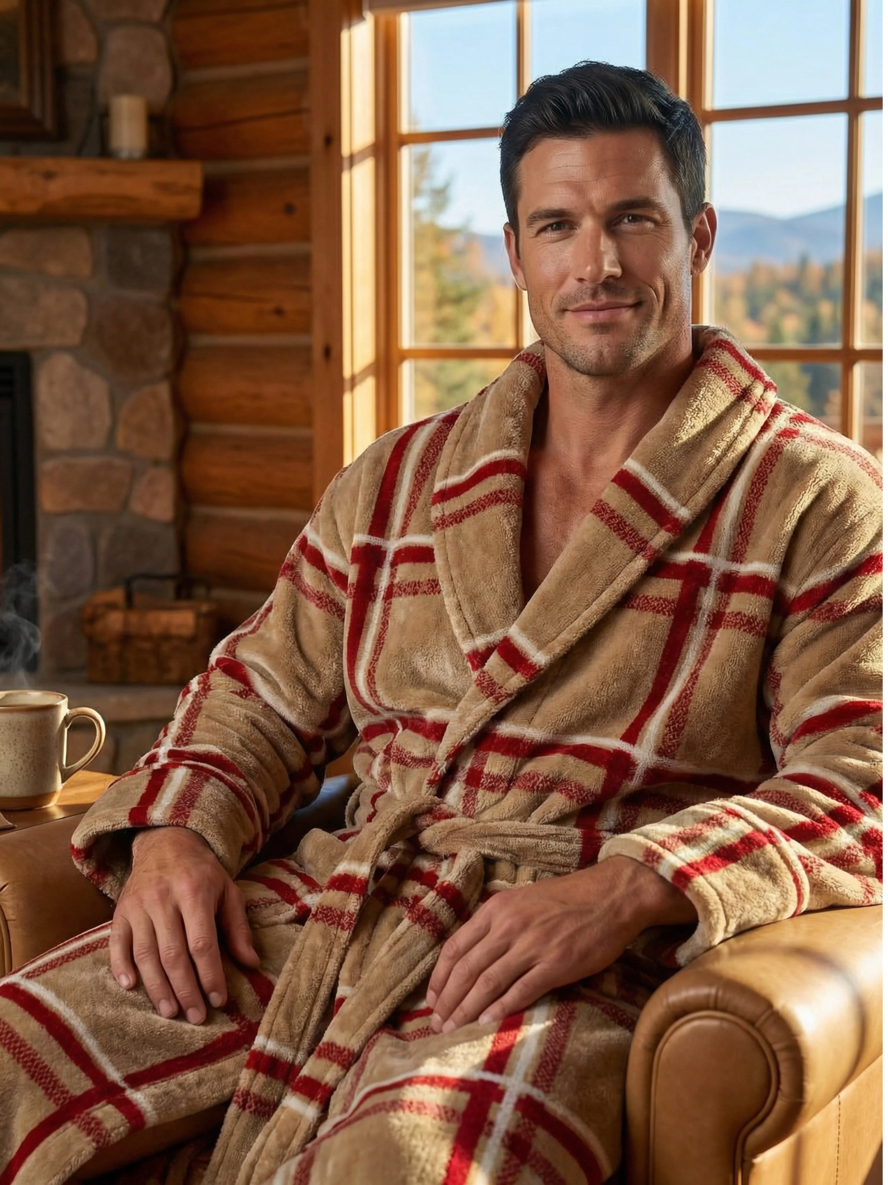 Men's Bathrobe - Montana - Image 3