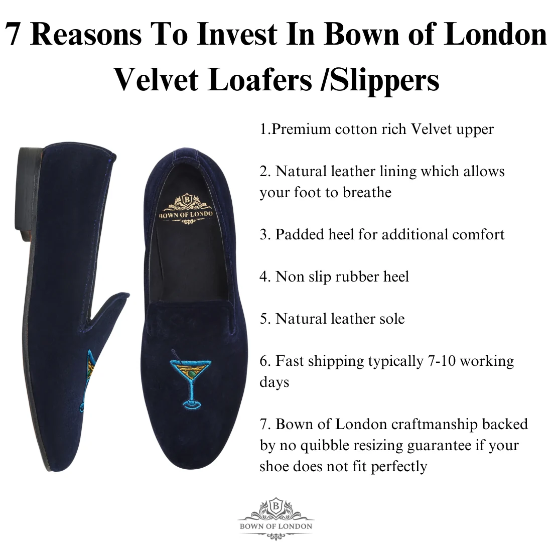 Women's Velvet Loafer/Slipper Shoe - Custom - Image 8