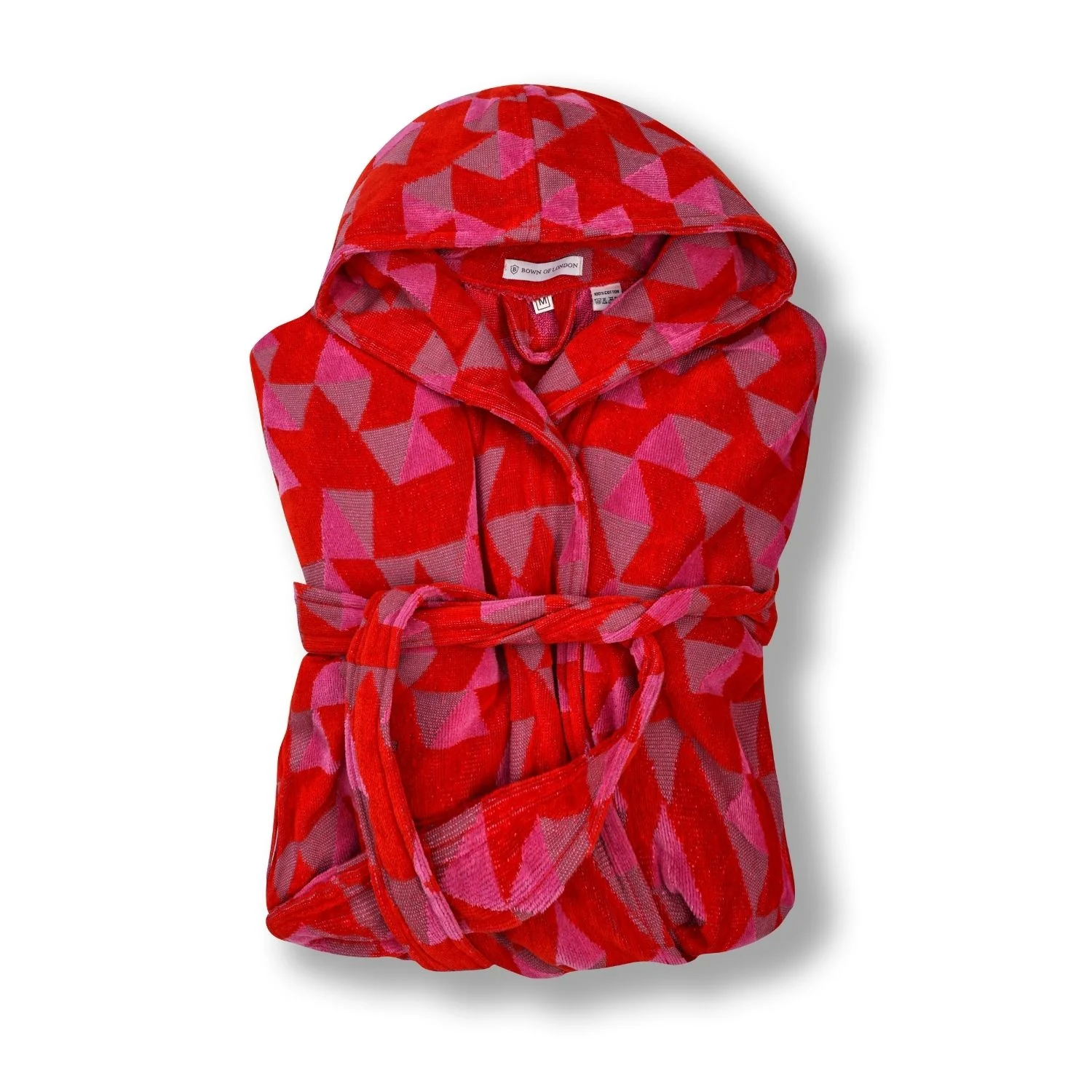 Women's Hooded Robe - Pink Diamond - Image 6
