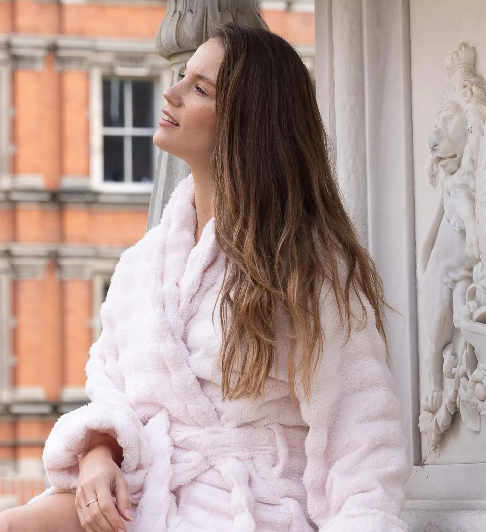 Women's Towelling Bathrobe - Oceania - Image 3